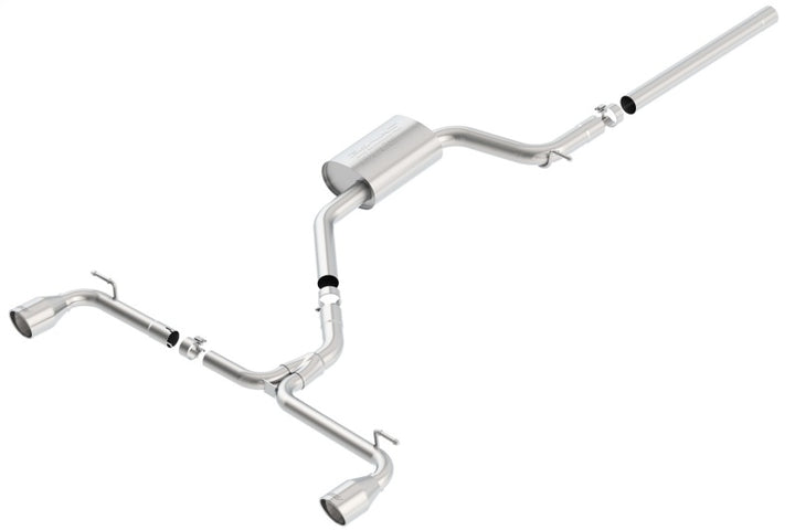 Borla Stainless Steel Catback Exhaust for 2015 VW GTI 2.0T AT/MT
