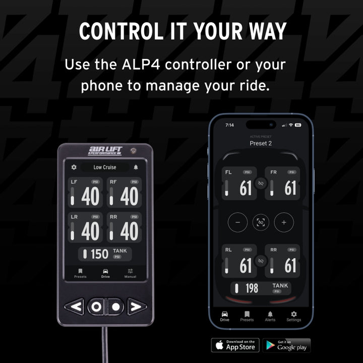 Air Lift ALP4 Pressure-Based Air Management System - 1/4in Airline - No Tank or Compressor, view 6