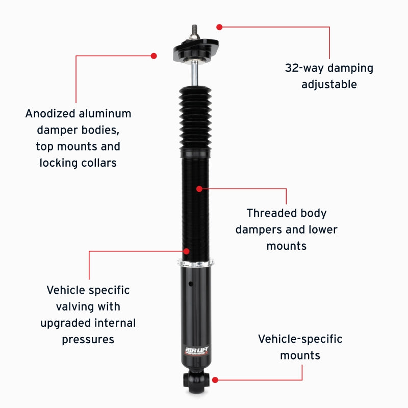 Air Lift Performance Rear Air Suspension Kit - Dodge Charger 2011-2023 / Challenger 2015-2023, view 5
