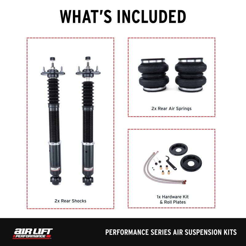 Air Lift Performance Rear Air Suspension Kit - BMW E30 1982-1993, view 2
