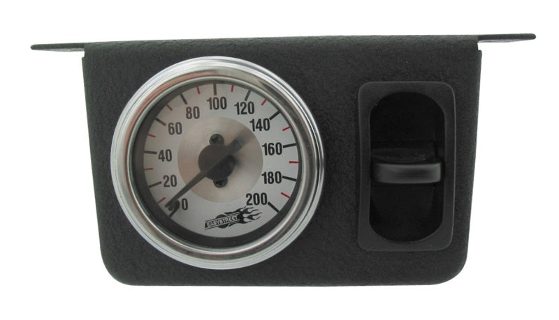 Air Lift Single Needle Gauge Panel with Paddle Switch - 200 PSI