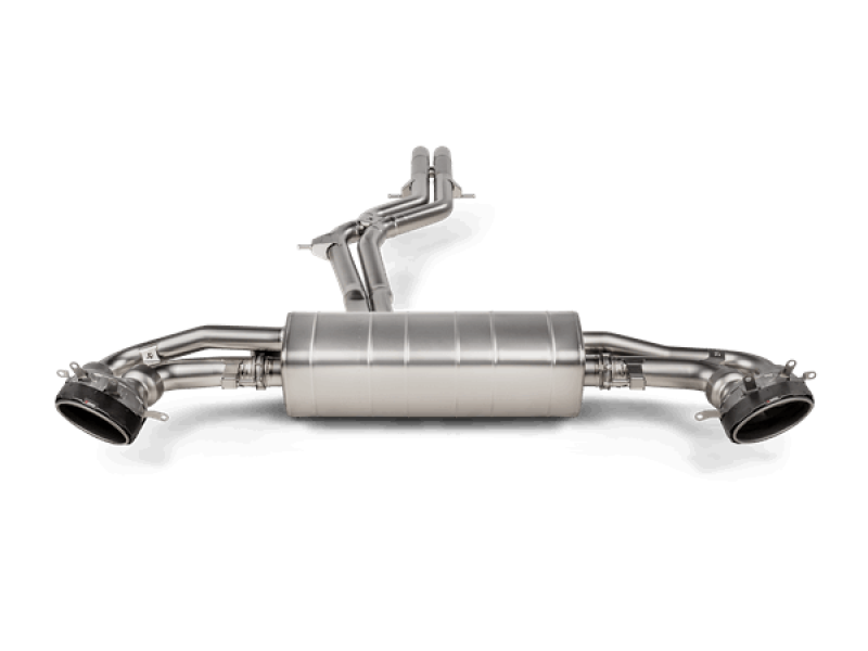 Akrapovic Evolution Line Cat-Back (Titanium) - Audi RS Q8 2020-2025 - Carbon Fiber / Titanium Tips