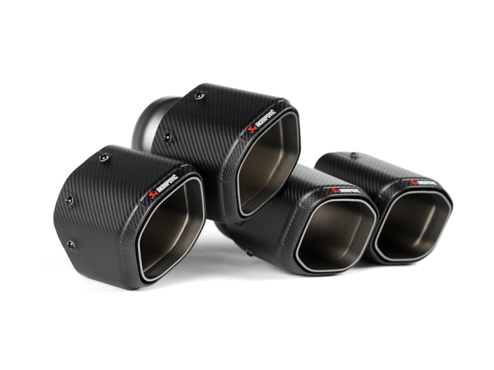 Akrapovic Hexagonal Carbon Fiber Tail Pipe Set - BMW M5 G90 2025-2026, view 3
