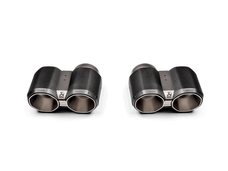 Akrapovic Octagonal Carbon Tail Pipe Set - BMW M2, M3 & M4 G8X 2021-2025