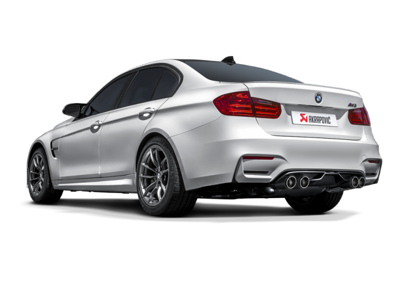 Akrapovic Slip-On Line Titanium Exhaust - BMW M3 / M4 F80 / F82 2015-2020 - Requires Tips, view 10