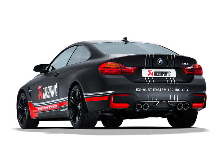 Akrapovic Slip-On Line Titanium Exhaust - BMW M3 / M4 F80 / F82 2015-2020 - Requires Tips, view 11