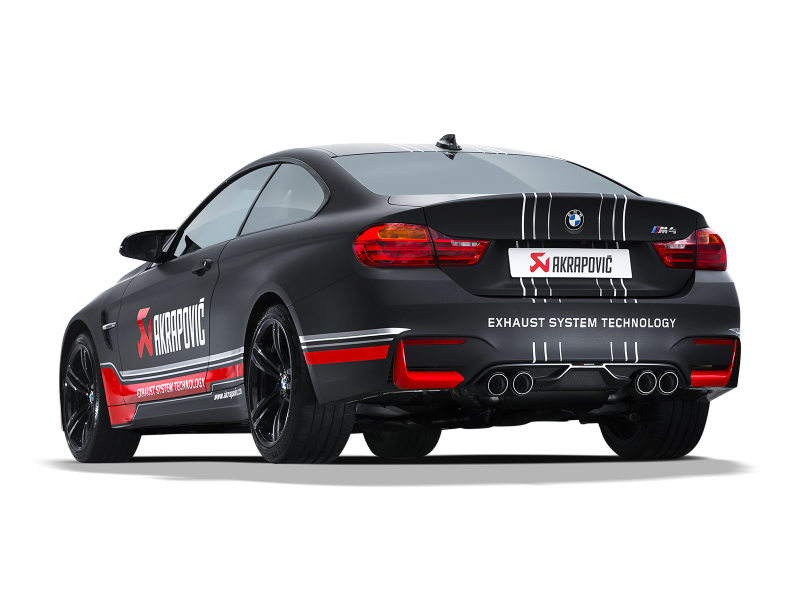 Akrapovic Slip-On Line Titanium Exhaust - BMW M3 / M4 F80 / F82 2015-2020 - Requires Tips, view 11