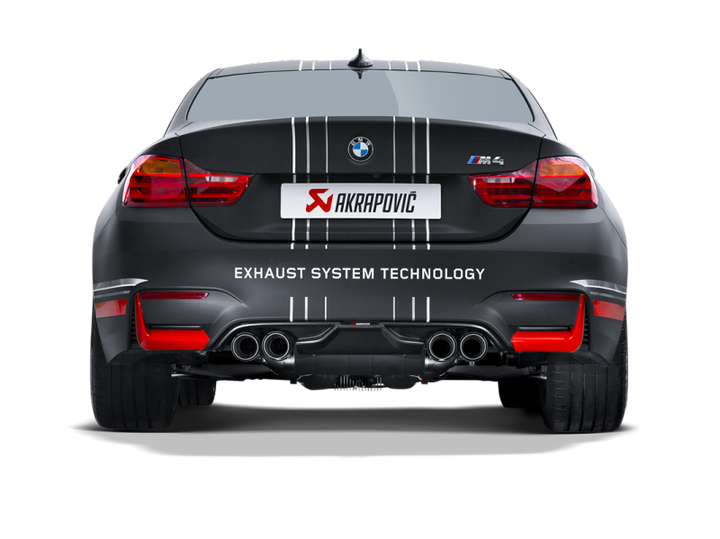 Akrapovic Slip-On Line Titanium Exhaust - BMW M3 / M4 F80 / F82 2015-2020 - Requires Tips, view 3
