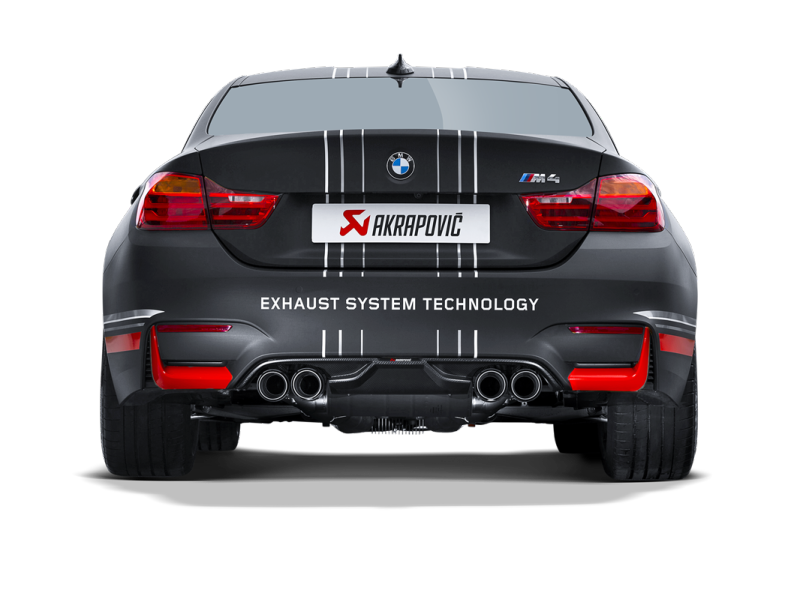 Akrapovic Slip-On Line Titanium Exhaust - BMW M3 / M4 F80 / F82 2015-2020 - Requires Tips, view 3