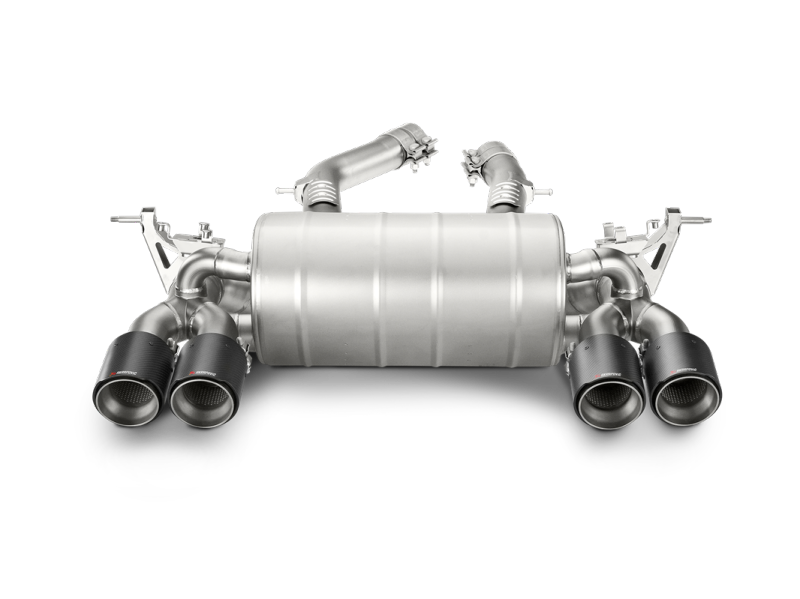 Akrapovic Slip-On Line Titanium Exhaust - BMW M3 / M4 F80 / F82 2015-2020 - Requires Tips, view 5