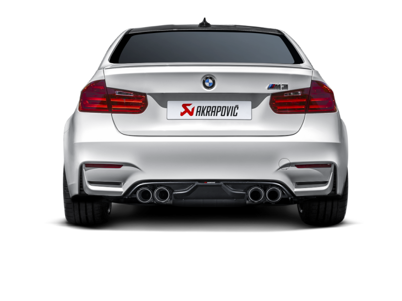 Akrapovic Slip-On Line Titanium Exhaust - BMW M3 / M4 F80 / F82 2015-2020 - Requires Tips, view 7