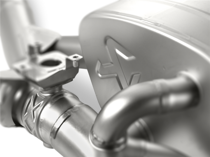 Akrapovic Slip-On Line Titanium Exhaust - BMW M3 / M4 F80 / F82 2015-2020 - Requires Tips, view 9