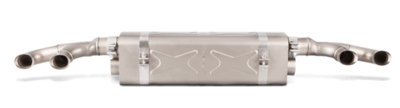 Akrapovic Slip-On Line Titanium Exhaust - Porsche 911 Turbo 991.2 2016-2019 - Req. Tips