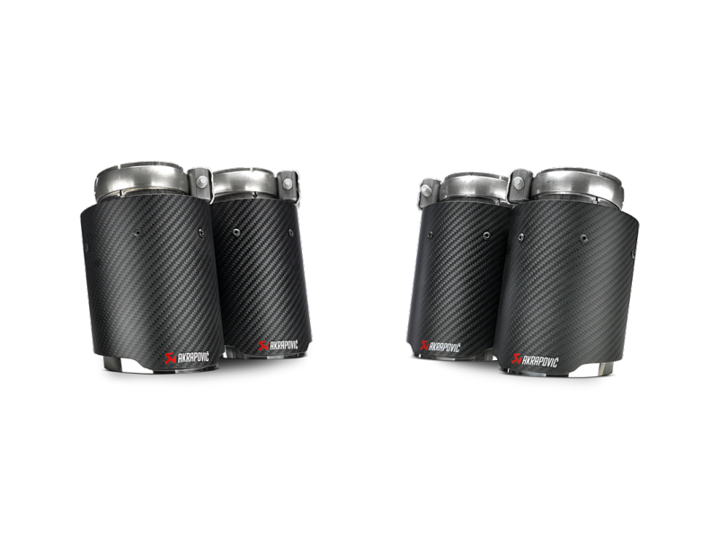 Akrapovic Tail Pipe Set Carbon - BMW M3 & M4 F80/F82 2015-2020, view 2