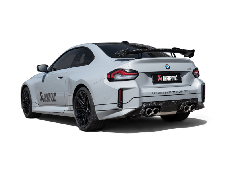 Akrapovic Tail Pipe Set Chopped Carbon - BMW M2 G87, view 2