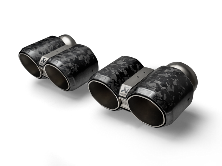 Akrapovic Tail Pipe Set Chopped Carbon - BMW M2 G87, view 3