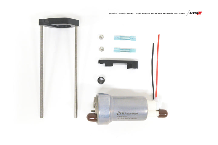 AMS Performance Red Alpha Low Pressure Fuel Pump Upgrade Kit - Infiniti Q50 / Q60 VR30DDTT 2016-2021, view 3