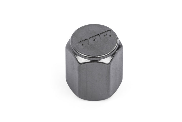 APR Aluminum Valve Stem Caps Set of 4 - Audi 1992-2027 - Gunmetal, view 2