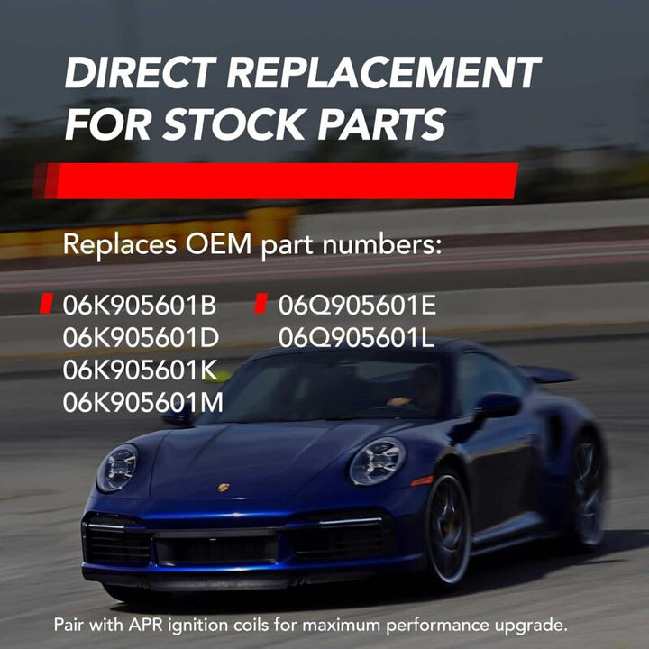 APR Iridium Pro Spark Plug - Audi / VW / Porsche / Bentley EA888.3/EA888.4/EA855.2/EA824 2012-2027 - Heat Range 9, 14mm x 26.5mm - Single, view 9