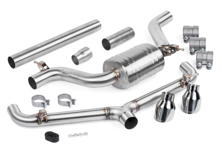 APR Stainless Steel Cat-Back Exhaust - Volkswagen GTI (MK7.5) 2020-2021 - Polished Tips
