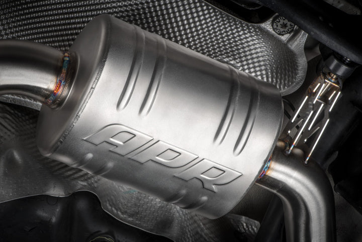 APR Stainless Steel Cat-Back Exhaust - Volkswagen GTI (MK7.5) 2020-2021 - Polished Tips, view 16