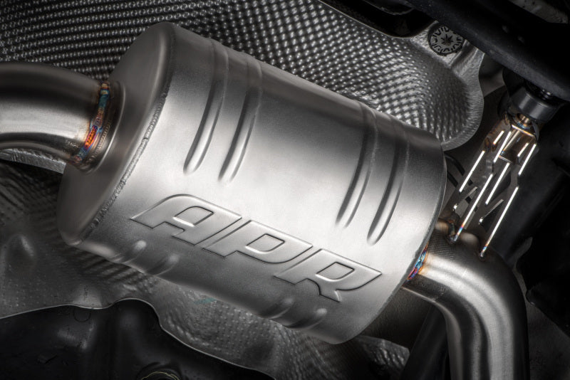 APR Stainless Steel Cat-Back Exhaust - Volkswagen GTI (MK7.5) 2020-2021 - Polished Tips, view 16