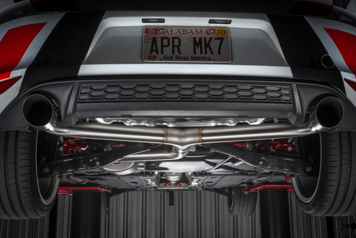 APR Stainless Steel Cat-Back Exhaust - Volkswagen GTI (MK7.5) 2020-2021 - Polished Tips, view 27