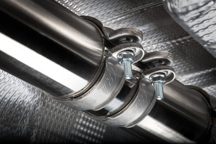 APR Stainless Steel Cat-Back Exhaust - Volkswagen GTI (MK7.5) 2020-2021 - Polished Tips, view 3