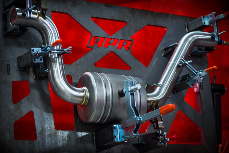 APR Stainless Steel Cat-Back Exhaust - Volkswagen GTI (MK7.5) 2020-2021 - Polished Tips, view 41