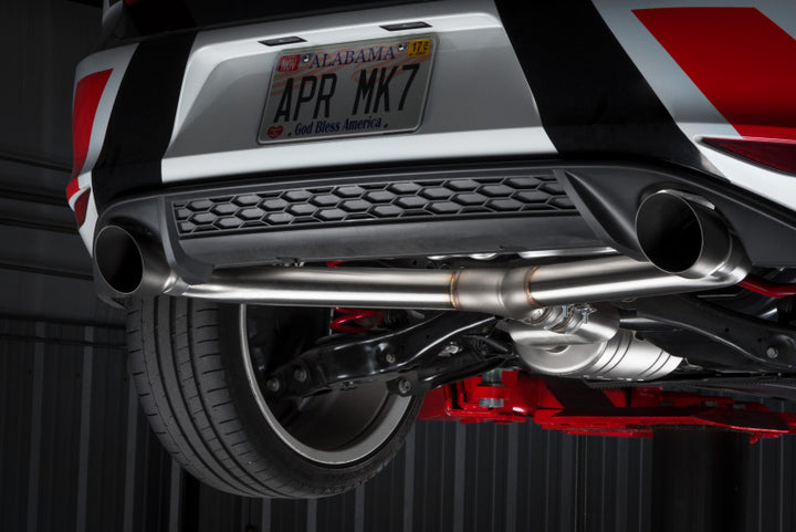 APR Stainless Steel Cat-Back Exhaust - Volkswagen GTI (MK7.5) 2020-2021 - Polished Tips, view 46