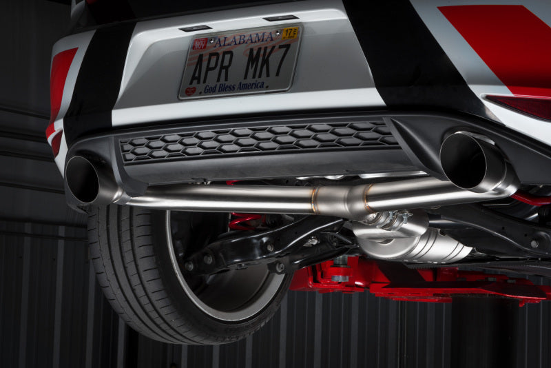 APR Stainless Steel Cat-Back Exhaust - Volkswagen GTI (MK7.5) 2020-2021 - Polished Tips, view 46