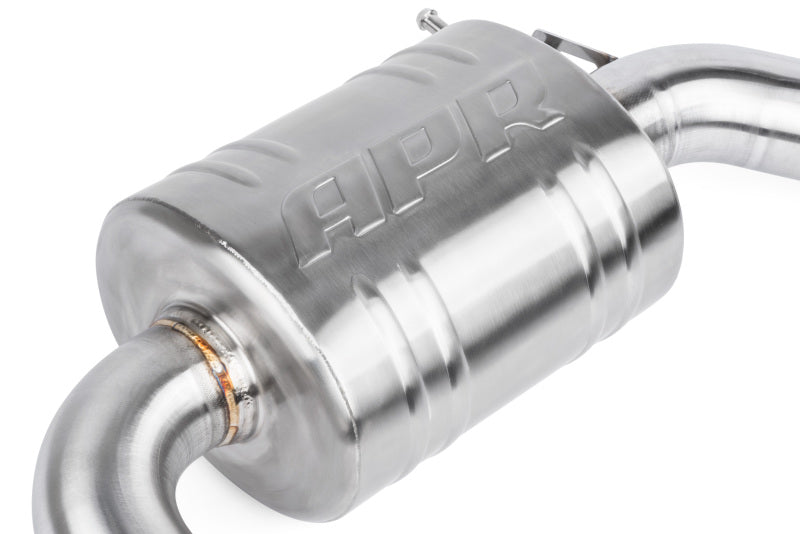 APR Stainless Steel Cat-Back Exhaust - Volkswagen GTI (MK7.5) 2020-2021 - Polished Tips, view 6