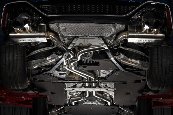 APR Stainless Steel Cat-Back Exhaust - Audi RS6 / RS7 (C8) 2021-2026 - Diamond Black Tips, view 3