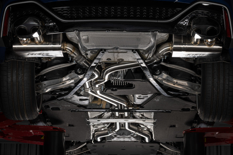 APR Stainless Steel Cat-Back Exhaust - Audi RS6 / RS7 (C8) 2021-2026 - Diamond Black Tips, view 3