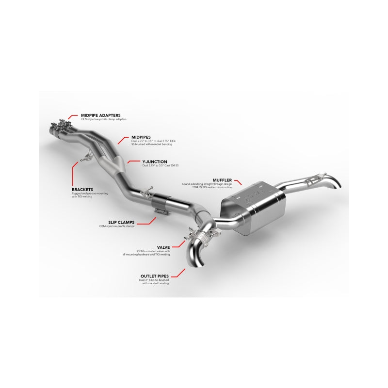 APR Stainless Steel Rear Cat-Back Exhaust - Audi SQ5 / SQ5 Sportback (B9) 2018-2025, view 12