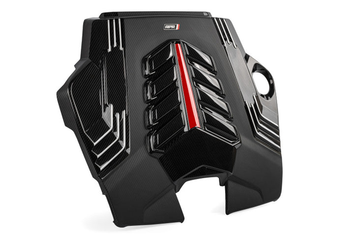 APR Twill Carbon Fiber Engine Cover - Audi Q8 / Porsche Cayenne / Lamborghini Urus 2019-2027, view 10