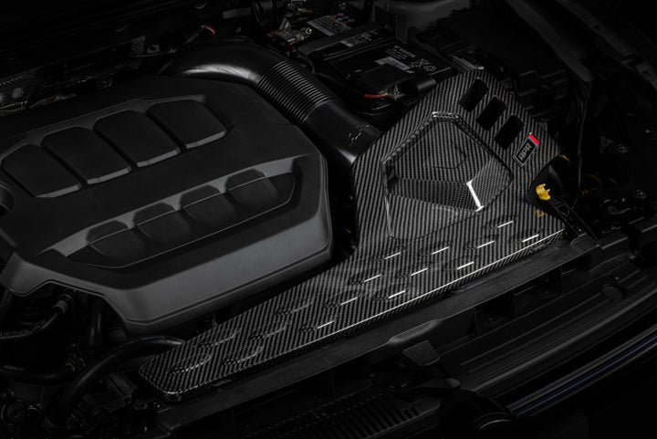 APR Twill Carbon Fiber Intake System Cover - Audi / Volkswagen EA888.4 (MQB EVO) 2.0T 2022-2026, view 2