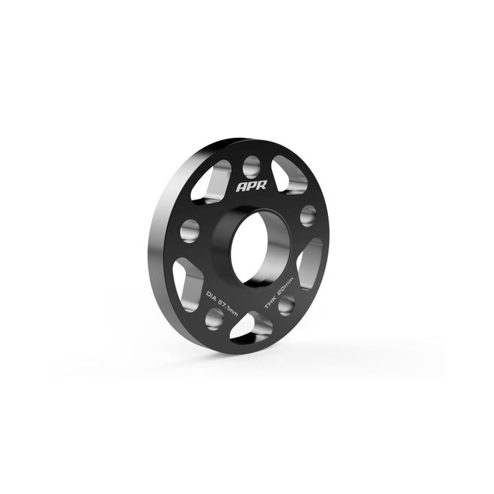 APR Wheel Spacers - 20mm - 5x112 - 57.1mm CB - Black - Pair, view 4