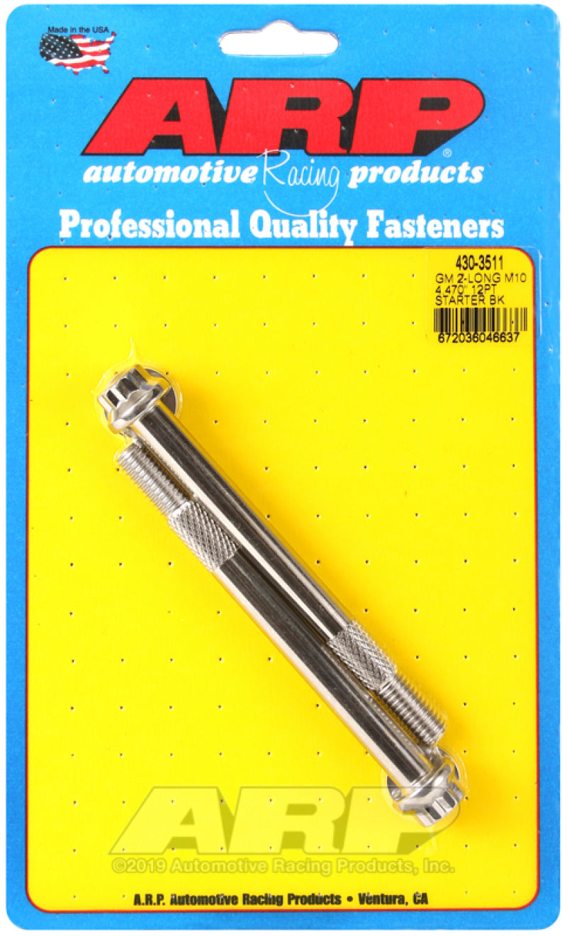 ARP 12pt SS Starter Bolt Kit - GM M10 X 4.470in