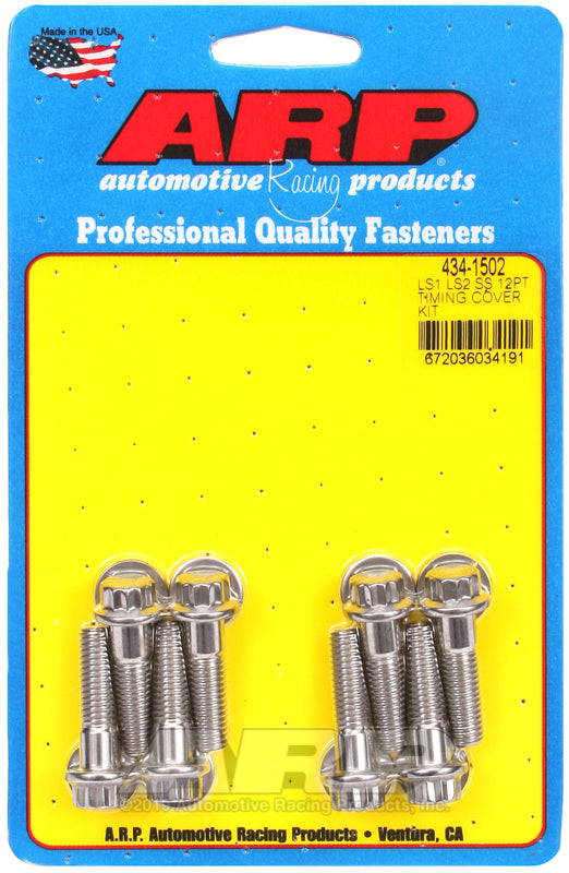 ARP 12pt SS Timing Cover Bolt Kit - Chevy LS1 LS2