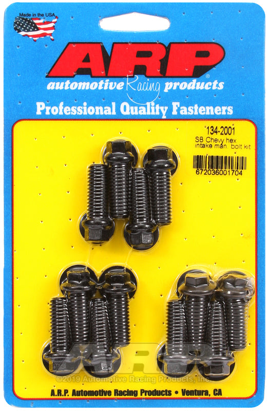 ARP Hex Intake Manifold Bolt Kit - SBC