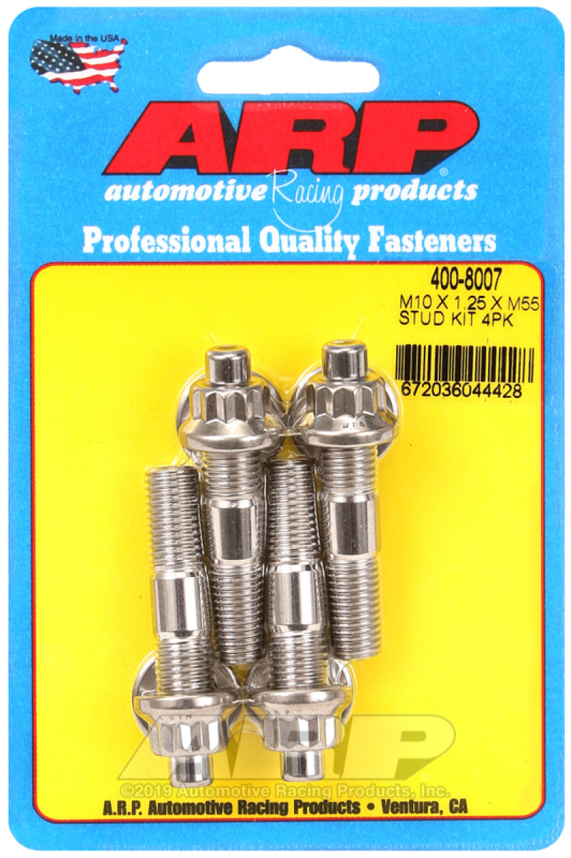 ARP Stud Kit - Broached - M10 x 1.25 x 55mm (4 pieces)