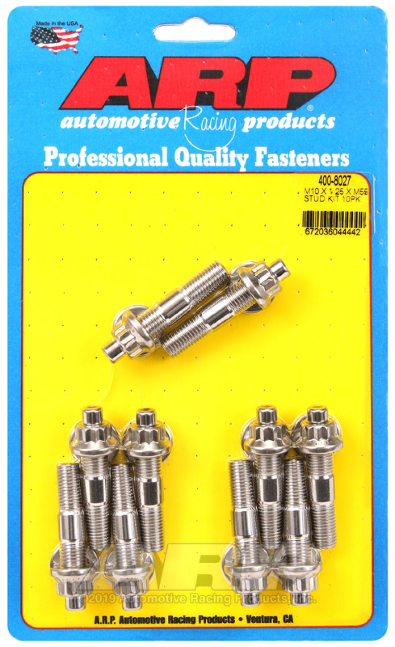 ARP Stud Kit - Broached - M10 x 1.25 x 55mm (10 pieces)