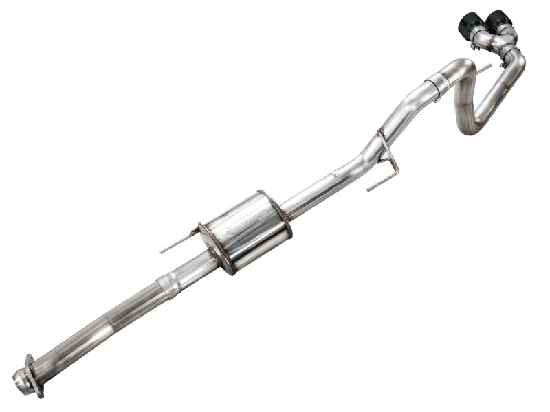 AWE Ford F150 2021-2025 (14th Gen Reg Cab) Cat-Back Exhaust - 4.5in Dual Side Exit Diamond Black Tips, view 13