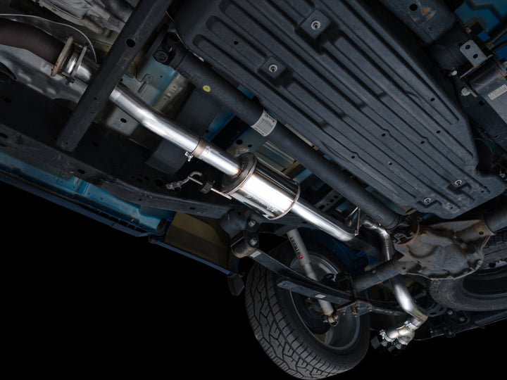 AWE Ford F150 2021-2025 (14th Gen Reg Cab) Cat-Back Exhaust - 4.5in Dual Side Exit Diamond Black Tips, view 5