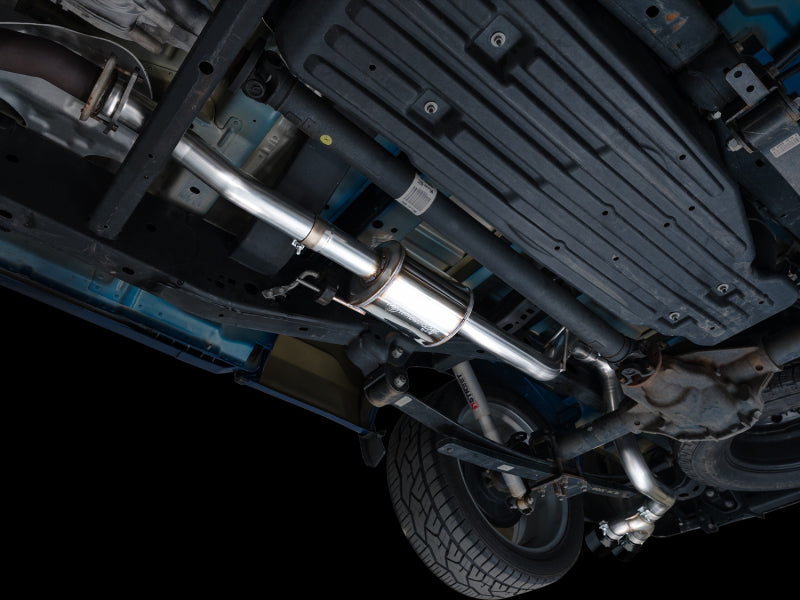 AWE Ford F150 2021-2025 (14th Gen Reg Cab) Cat-Back Exhaust - 4.5in Dual Side Exit Diamond Black Tips, view 5