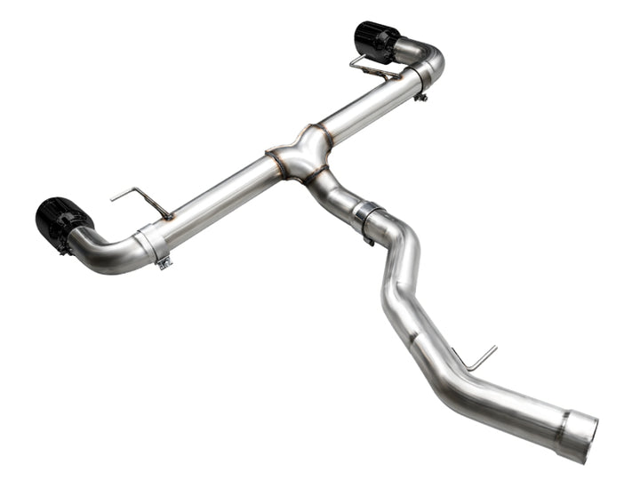 AWE Track Edition Axle-Back Exhaust - BMW 330i, 330i xDrive 2019-2024 - Diamond Black Tips, view 10