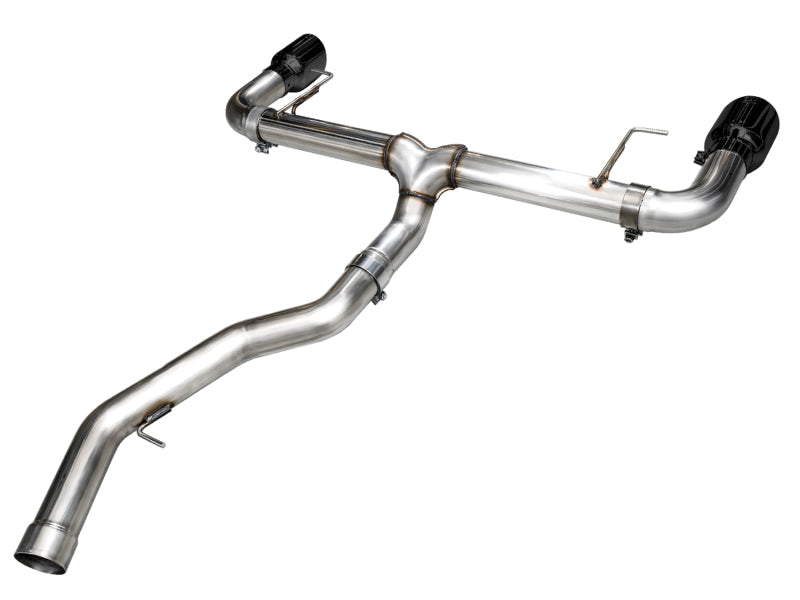 AWE Track Edition Axle-Back Exhaust - BMW 330i, 330i xDrive 2019-2024 - Diamond Black Tips, view 8