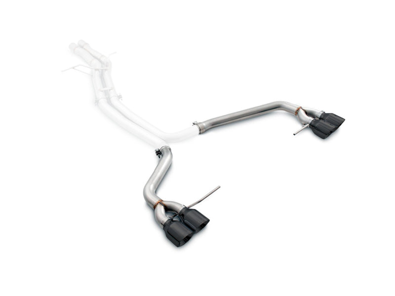 AWE Track Edition Exhaust System - Porsche Macan S GTS Turbo 2015-2018 - Diamond Black 102mm Tips