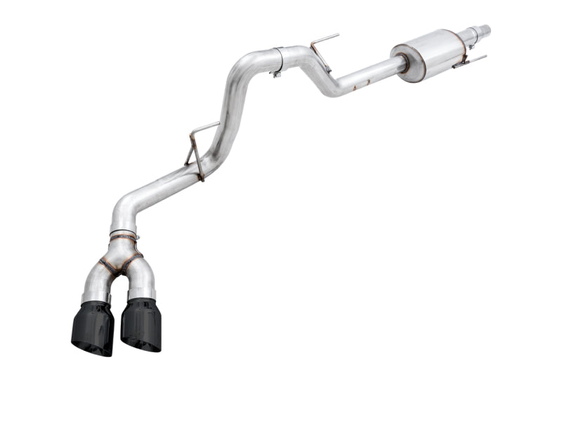 AWE Tuning 0FG Cat-Back Exhaust - Ford F-150 Diamond 2015-2020 Black Tips